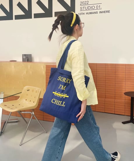 【予約販売】CHILL刺繍トートバッグ