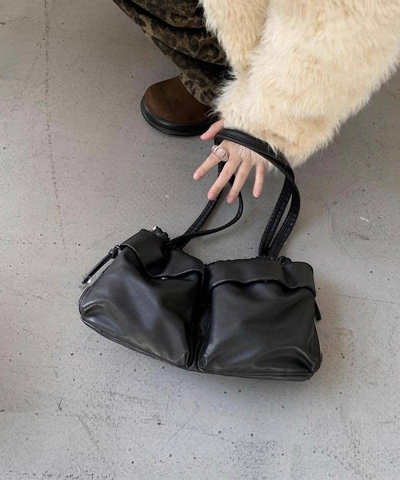 予約販売】ビンテージ加工ロングハンドルショルダーバッグ | KISHIKA