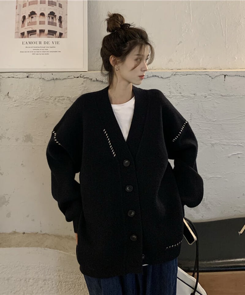 BLCK FRIDAY SALE【即納】ステッチニットカーディガン | KISHIKA BLCK FRIDAY SALE【即納】ステッチニットカーディガン | KISHIKA