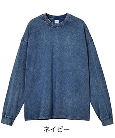 【予約販売】 ビンテージ ウォッシュ長袖Tシャツ