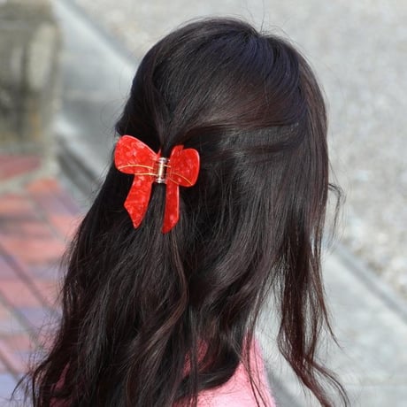 Coucou Suzette / Red Ribon Hair Claw / reribbonclaw
