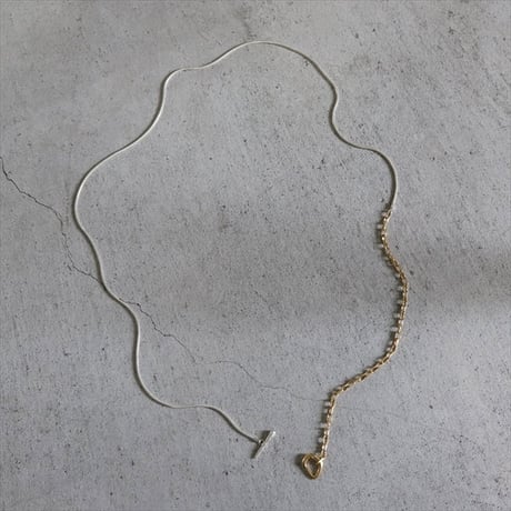 TEN. 正規商品 ユニセックス アクセサリー テン カンダマント ネックレス シルバー/シルバー×ゴールド【即日発送】(ne-0028)(nex-0028)