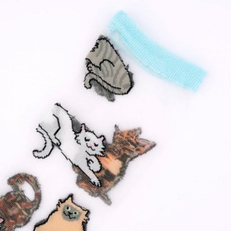 Coucou Suzette / ニャオ キャット シアー ソックス / meowshsocks