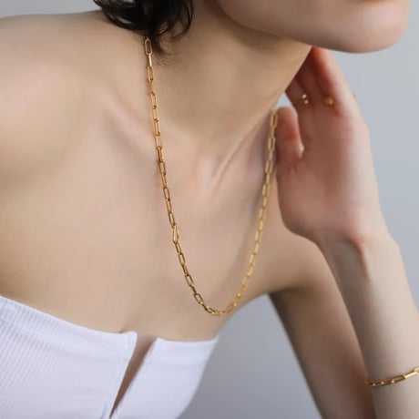 TEN. 正規商品 ユニセックス アクセサリー テン グリッド ネックレス シルバー/ゴールド【即日発送】(ne-0049)(neg-0049)