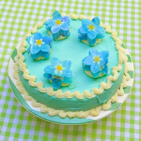 ククシュゼット 正規商品 ヘア アクセ クリップ かわいい 花 Coucou Suzette 忘れな草 ヘア クロー Forget Me Not Hair Claw ブルー (fmnclaw)
