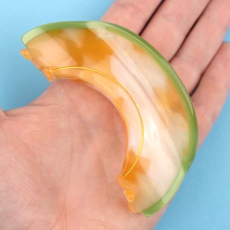 ククシュゼット 正規商品 ヘア アクセ クリップ 果物 フルーツ フランス Coucou Suzette メロン ヘア クロー Melon Hair Claw オレンジ系 (melonclaw)