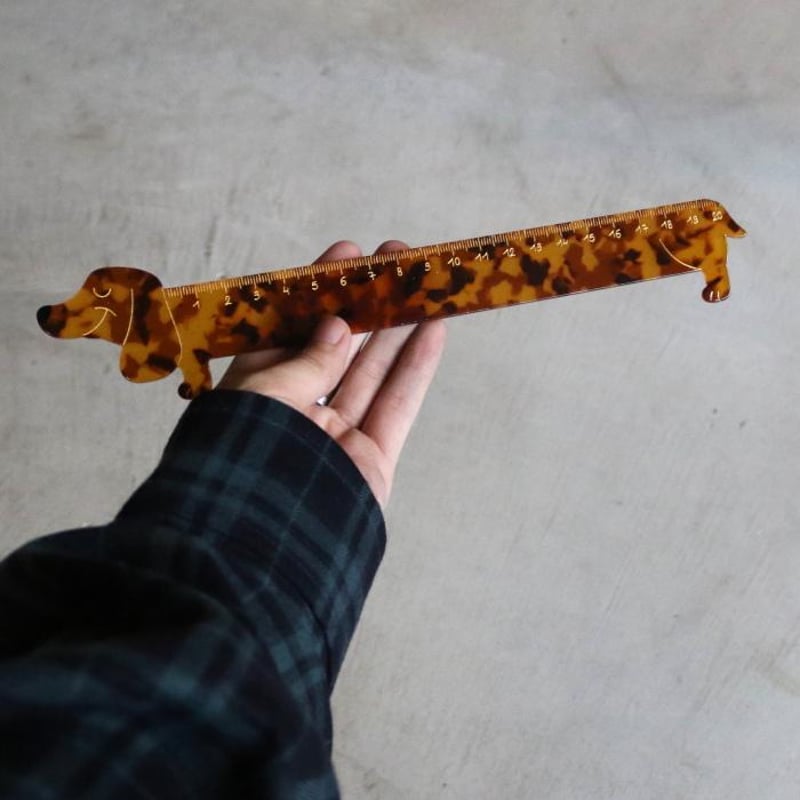 ククシュゼット 正規商品 定規 文房具 かわいい 犬 フランス お洒落