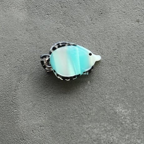 ククシュゼット 正規商品 アクセ ピン クリップ 海 魚 かわいい ギフト Coucou Suzette 熱帯魚 ヘア クリップ ブルー(tropicalfishclip)