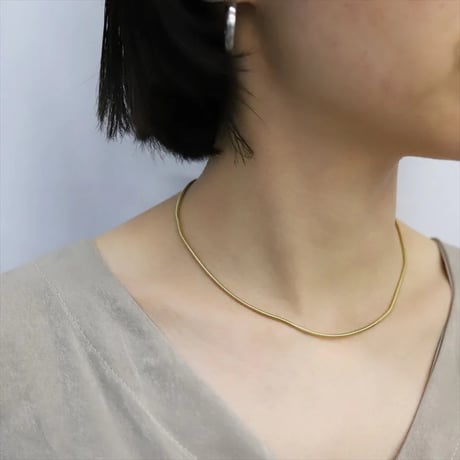 TEN. 正規商品 ユニセックス アクセサリー テン ラウンド スネーク チョーカー シルバー/ゴールド【即日発送】(ne-0014)(ne-0015)