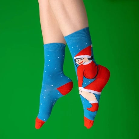 Coucou Suzette / Santa Claus Lady Socks / santaclausladysocks