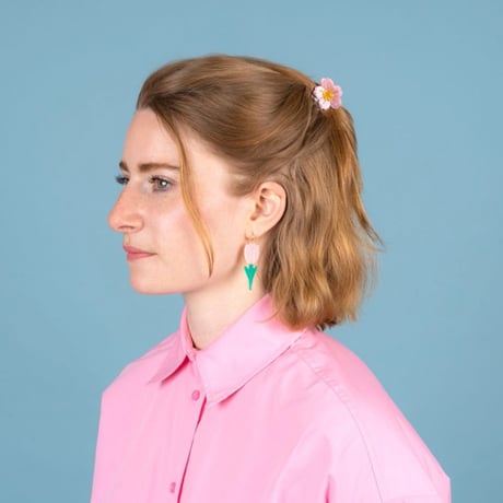 ククシュゼット 正規商品 ヘア ミニ アクセ クリップ 花 Coucou Suzette サクラ ミニ ヘアクロー ピンク (sakuraminiclaw)