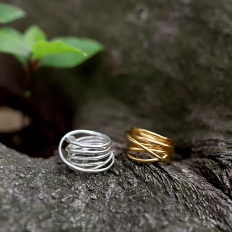TEN. 正規商品 ユニセックス アクセサリー テン ビロウ リング シルバー/ゴールド【即日発送】(rg-0112)(rgg-0122)