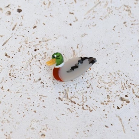 ククシュゼット 正規商品 ヘア アクセ クリップ ピン ヘアピン かわいい 鳥 フランス Coucou Suzette アヒル マガモ ヘア クリップ マルチ(duckclip)