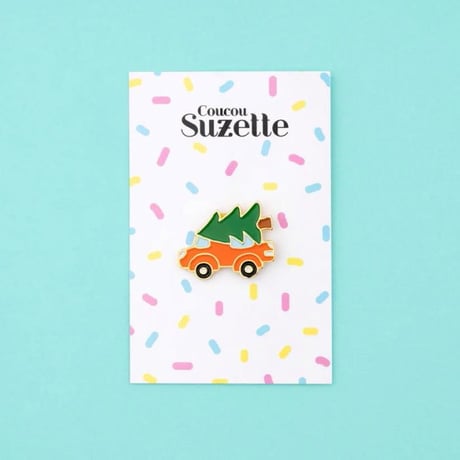 Coucou Suzette / Christmas Car Pin / xmascarpin