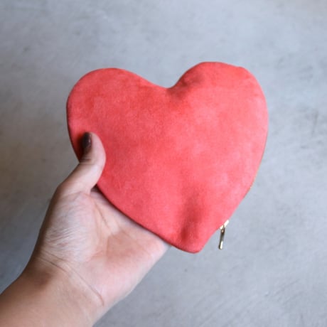 ククシュゼット 正規商品 ハート型 ポーチ 小物入れ かわいい ハート Coucou Suzette ラブポーチ Love Pouch レッド Red