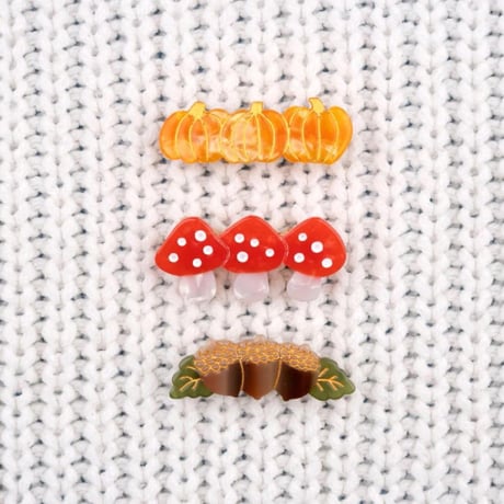Coucou Suzette / Pumpkin Hair Clip / pumpkinclip