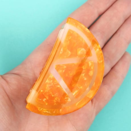 ククシュゼット 正規商品 ヘア アクセ クリップ かわいい 果物 フルーツ フランス Coucou Suzette オレンジ ヘア クロー オレンジ(orangeclaw)