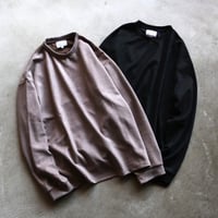 CHARGER / Cut Suede Side Slit Big Crew / cr24awtops01