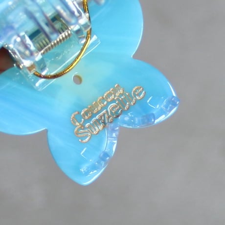 ククシュゼット 正規商品 ヘア アクセ クリップ かわいい 花 Coucou Suzette 忘れな草 ヘア クロー Forget Me Not Hair Claw ブルー (fmnclaw)