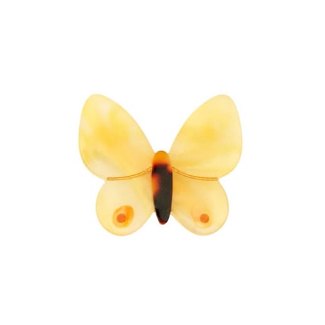 ククシュゼット 正規商品 アクセ ピン クリップ 虫 かわいい ギフト Coucou Suzette 黄色 蝶 ヘア クリップ  イエロー(yebutterflyclip)