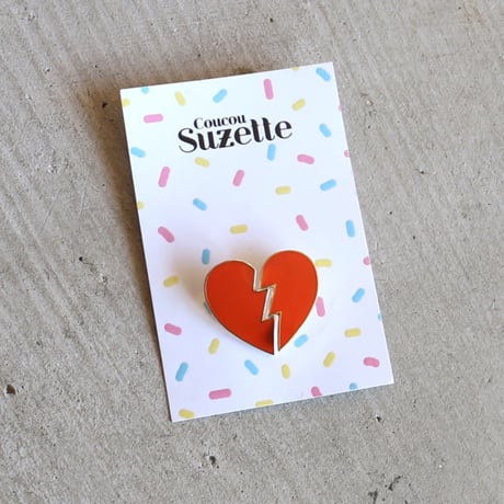 Coucou Suzette / Heart Pins Set / heartpinsset