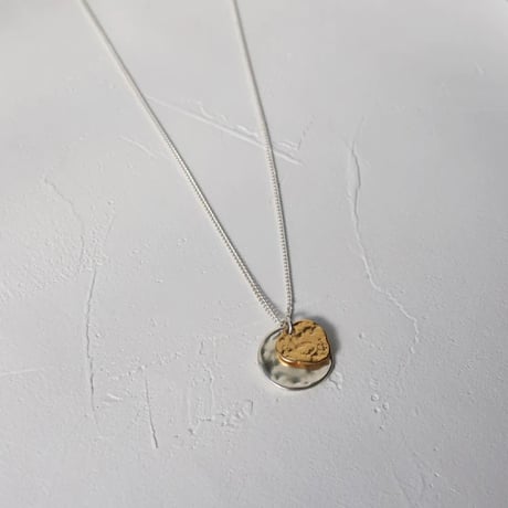 TEN. 正規商品 ユニセックス アクセサリー テン ルター ネックレス シルバー×ゴールド【即日発送】(nex-0040)
