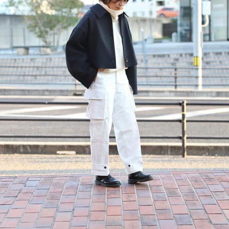 フランス軍 ミリタリー パンツ M47 フィールド パンツ M47 Field pants ユニセックス ブラック/ホワイト BLACK/WHITE 2色展開 2024春夏新作(24ss004)