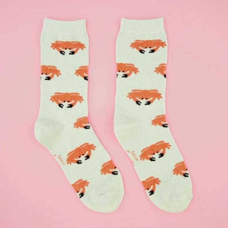 ククシュゼット 正規商品 靴下 Coucou Suzett レディース 個性的 海