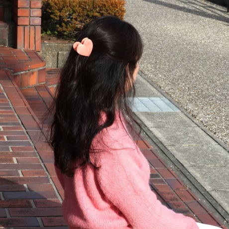 ククシュゼット 正規商品 ヘア アクセ クリップ かわいい ハート ギフト Coucou Suzette ピンク ハート ヘア クロー ピンク(piheartclaw)