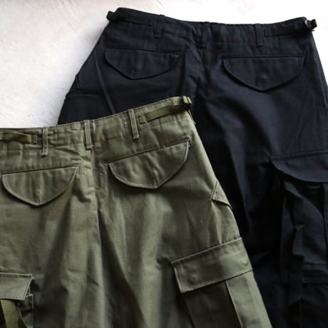 アメリカ軍 ミリタリー パンツ Ｍ65 フィールド パンツ M65 Field pants ユニセックス ブラック/オリーブ BLACK/OLIVE 2色展開 2024秋冬新作(24ss003)