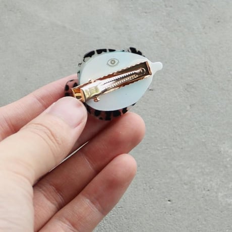 ククシュゼット 正規商品 アクセ ピン クリップ 海 魚 かわいい ギフト Coucou Suzette 熱帯魚 ヘア クリップ ブルー(tropicalfishclip)