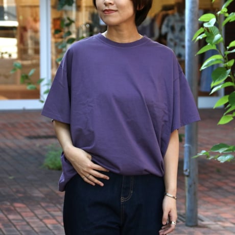 Alore / 50/2 天竺 Back tack tee  / 2522al5