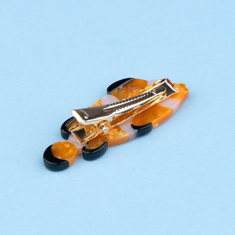 ククシュゼット 正規商品 ヘア アクセ クリップ ピン かわいい 海 夏 魚 Coucou Suzette カクレクマノミ ヘア クリップ オレンジ(clownfishclip)