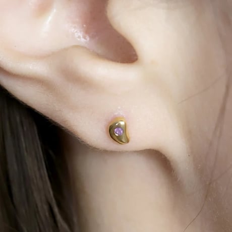 TEN. 正規商品 ユニセックス アクセサリー テン スイムピアス ゴールド【即日発送】