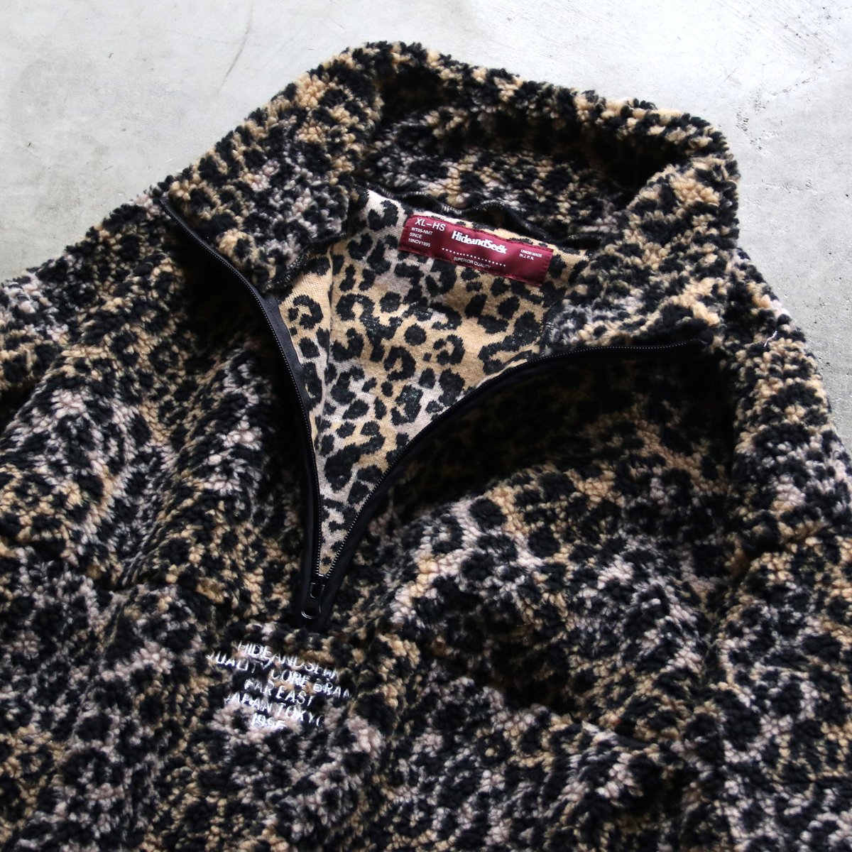 HIDEANDSEEK / Boa Half Zip Jacket / HC-110424 | HIDEANDSEEK / Boa Half Zip Jacket / HC-110424 |