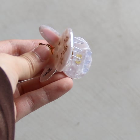 ククシュゼット 正規商品 ヘア ミニ アクセ クリップ うさぎ Coucou Suzette ラビット ミニ ヘア クロー  ホワイト (rabbitminiclaw)
