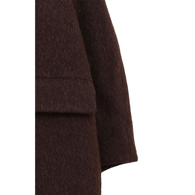 CLANE / DOUBLE WOOL LONG COAT / 171010052 | CHA CLANE / DOUBLE WOOL LONG COAT / 171010052 | CHA