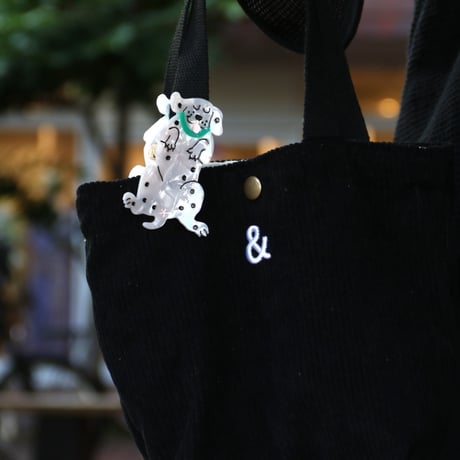 ククシュゼット 正規商品 ヘア アクセ クリップ 犬 ダルメシアン ヘア クロー ホワイト×ブラック (dalmatianclaw)