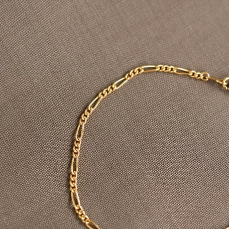 TEN. 正規商品 ユニセックス アクセサリー テン フィガロチェーン ブレスレット シルバー/ゴールド【即日発送】(br-0038)(brg-0038)