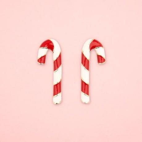 Coucou Suzette / Candy Cane Earrings / candycaneear