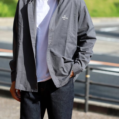 HIDEANDSEEK / B.D L/S Shirt（Washed） / HS-080425