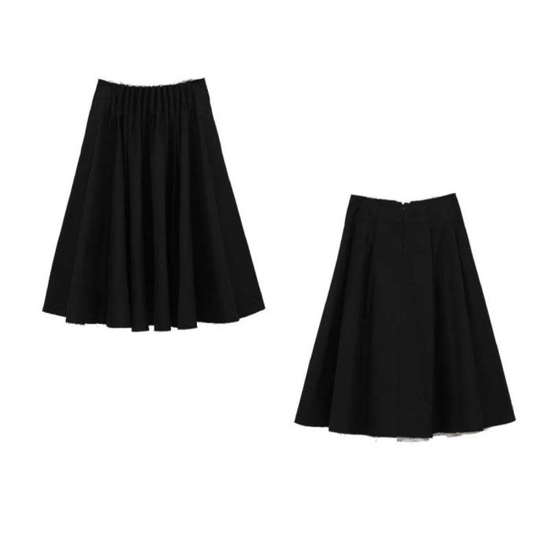 スカート CLANE TUCK DETAIL FLARE SKIRT CLANE TUCK DETAIL FLARE SKIRT | FLICKA ASHIYA