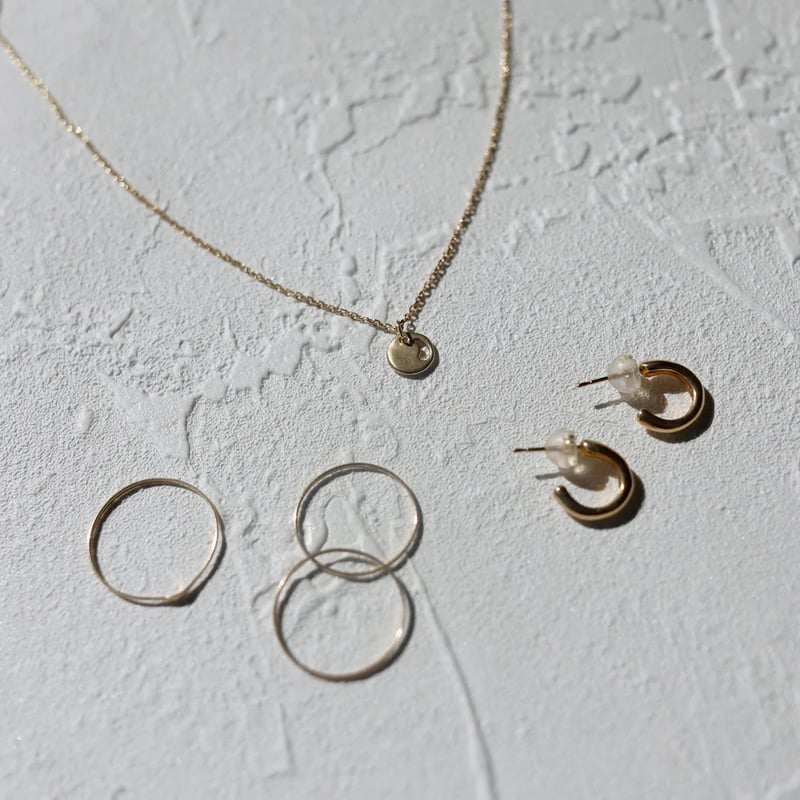 TEN.ペブルネックレス ゴールド K18 プルートネックレス