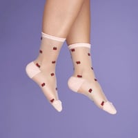 Coucou Suzett / てんとう虫 シアー ソックス / ladybugshsocks