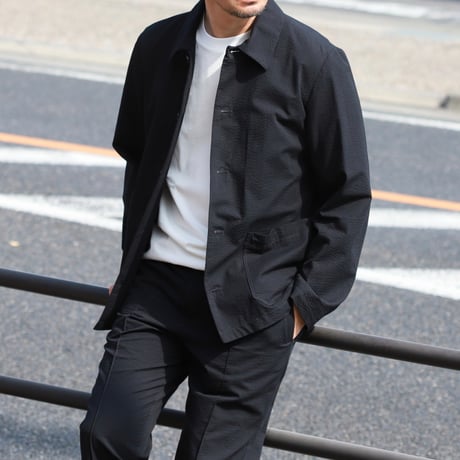 APC / SEERSUCKER COTON JACKET / 24253-1-35991