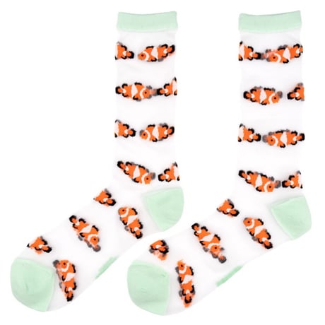 Coucou Suzette / カクレクマノミ シアー ソックス / clownfishshsocks