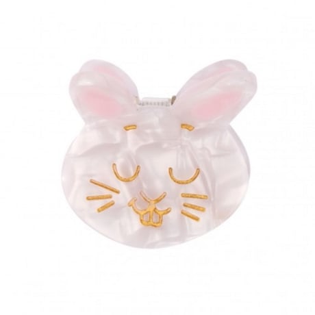 ククシュゼット 正規商品 ヘア ミニ アクセ クリップ うさぎ Coucou Suzette ラビット ミニ ヘア クロー  ホワイト (rabbitminiclaw)