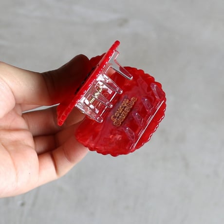 ククシュゼット 正規商品 ヘア アクセ クリップ かわいい 花 フランス ギフト Coucou Suzette ポピー ヘア クロー Poppy Hair Claw レッド (poppyclaw)