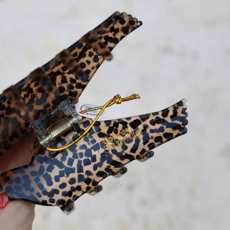 ククシュゼット 正規商品 ヘア アクセ クリップ かわいい 鳥 フランス Coucou Suzette  ツグミ ヘア クロー ブラウン まだら模様 (thrushclaw)