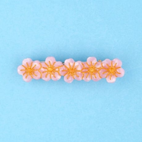 ククシュゼット 正規商品 ヘアアクセ クリップ ピン ヘアピン 花 フランス Coucou Suzette サクラ ヘア クリップ ピンク(sakuraclip)